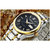 嘉年华（CARNIVAL)手表男士手表全自动机械表表多功能钢带商务男表防水(钢带间金黑面)第4张高清大图