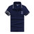 adidas阿迪达斯短袖2016夏季透气运动休闲短袖男士运动polo衫(蓝色)第4张高清大图