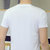 尊首(ZUNSHOU)2016新款男士T恤男士纯色领口双扣短袖T恤(浅灰色 L)第5张高清大图