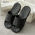 CaldiceKris（中国CK）水立方夏日防滑情侣家居家拖鞋男款CK-TX508(黑色 41)第4张高清大图
