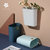日本AKAW爱家屋垃圾桶夹缝客厅房间窄缝废纸篓窄缝纸篓厨房垃圾筒(白色)第2张高清大图