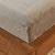 牛奶绒单品床笠冬季保暖纯色法兰绒床垫保护套固定防滑全包裹床罩(浅灰)第3张高清大图