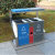 不锈钢垃圾桶户外两分类垃圾箱JMQ-044第5张高清大图