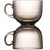 茶色玻璃杯燕麦早餐杯子家用带把水杯大容量带盖勺咖啡杯女牛奶杯(茶色❤杯2只+樱花勺2只【破损包赔】)第4张高清大图