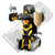 星辉Rastar奔驰遥控变形机器人RS战警一键遥控变形车金刚儿童玩具车(银色)第3张高清大图