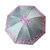 天堂伞 花色丁高密聚酯防紫外线三折钢伞晴雨伞  308T(绿色)第2张高清大图