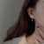 925纯银珍珠耳钉女气质韩国时尚感2020年新款潮耳环2021耳坠耳饰tfx(白色 一件)第5张高清大图