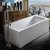 果敢长方形独立式浴盆亚克力简易现代浴缸 1.4/1.5/1.6/1.7米042第5张高清大图