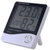 雨花泽（Yuhuaze）电子温湿度计带时间闹钟 办公家用室内外温度计 测温计 湿度计HTC-1第4张高清大图