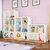 简约玩具收纳柜儿童书柜单元书架幼儿园方格储物柜格子柜自由组合(组合3（不含收纳箱）)第4张高清大图