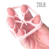 杜威克握力器 硅胶握力圈组合4件套 手力训练 康复手指健身器粉色 国美超市甄选