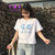 2018日系chic港风抹茶印花字母短袖t恤女新款夏装纯色学生(白色 XL)第3张高清大图