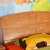 禧乐菲 儿童床 男孩女孩卧室床 青少年儿童实木家具套装单人床(海棠色 1200mm*1900mm)第5张高清大图