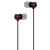 纽曼(Newmine) JK30 活塞金属双色耳机 智能兼容 立体声重低音耳机 红第2张高清大图