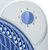 格力(gree)KYT-2501a转页扇  家用台式静音节能鸿运扇电扇迷你小电风扇(蓝白色)第5张高清大图