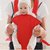 普润 婴儿背带 横抱式背巾四季通用新生儿背带婴幼儿后背式(玫红色)第3张高清大图