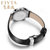 飞亚达(FIYTA)手表 经典系列商务时尚女士石英腕表(DL802050.WWB 皮带)第3张高清大图