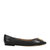 托里伯奇女士黑色皮革平底鞋 46882-00935.5黑 时尚百搭第3张高清大图