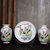 景德镇陶瓷器三件套小花瓶现代中式客厅电视柜插花工艺品装饰摆件(彩龙戏珠)第3张高清大图