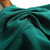 VEGININA 新品OL时尚收腰显瘦纯色荷叶袖修身连衣裙 9901(墨绿色 XXL)第4张高清大图