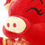 爱迷糊猪年吉祥物公仔 新款毛绒玩具猪娃娃  卡通年猪礼品送人礼物(红色 20cm)第5张高清大图