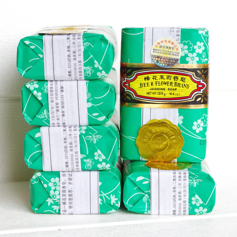 上海蜂花香皂125克蜂花檀香皂125g6个装国货正品沐浴洁面香皂6檀香81