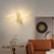 古娜现代简约led创意个性客厅北欧过道房间楼梯墙壁灯过道灯卧室床头灯DG2134款(金色 三色变光)第3张高清大图