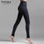 TITIKA瑜伽服2017夏季新款跑步运动瑜伽裤紧身透气速干弹力健身裤13454(炭灰色 XL)第3张高清大图