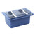 尚水厨房用品调料盒带勺透明调料罐塑料翻盖2/3/4格调味料盒2947-8-9(2947 2格 棕色)第4张高清大图