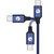 秋叶原（CHOSEAL）安卓数据线手机充电线Micro数据传输线USB充电器电源线 2米 蓝色 QS6802BT2第5张高清大图