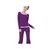 路伊梵时尚运动11506畅销女款莫代尔健美瑜伽服（深紫+浅紫）（M）第5张高清大图