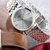 天梭/Tissot 瑞士手表 心意系列经典钢带日历男士手表T52.2.481.31(白色 钢带)第3张高清大图