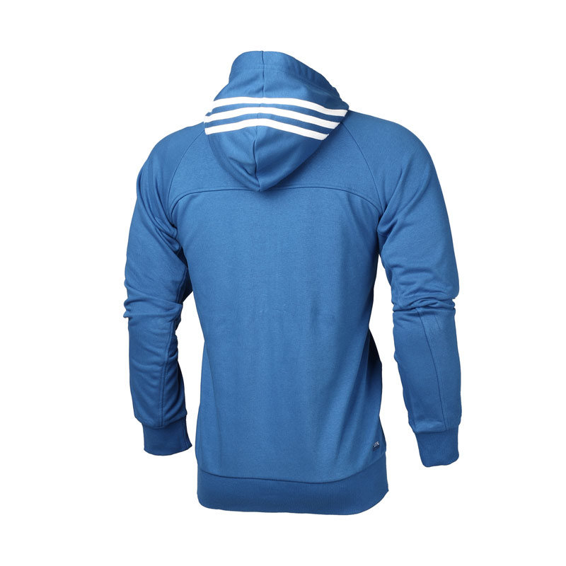 阿迪达斯adidas2014新款男子训练运动服男装夹克g70357完美蓝白s