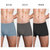 LPCSS男士内裤莫代尔细窄边低腰白色单层透气无痕夏季薄款平角裤(极地白 极地白 XL)第10张高清大图