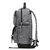 SABER GEAR新款时尚潮流大容量旅行包电脑双肩包SA9817(灰色)第4张高清大图