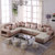 浪漫星 沙发 简约现代中小户型客厅家具沙发 布艺沙发8060(两件套-赠四布凳)第4张高清大图