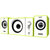 赛达（SADA）时尚数码手机电脑音响D-200D(果绿白)第2张高清大图