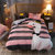 黛格床上用品加厚保暖法莱绒法兰绒四件套 床品套件(粉色斑马 默认)第2张高清大图