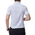 2017新款休闲修身男士薄款短袖衬衫免烫抗皱纯色男衬衣 2701(白色)第2张高清大图