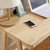 夏树 北欧实木电脑桌SZ001M(出口版1.2米木蜡油原木色 单桌)第4张高清大图