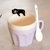 豪峰 创意马克杯陶瓷杯子咖啡杯牛奶杯早餐杯卡通可爱水杯带勺(黑猫淡紫款满天星带勺)第3张高清大图