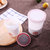 日本Asvel宝宝奶粉罐密封罐奶粉盒米粉储存便携防潮茶叶罐大容量 红色(800ml)第2张高清大图