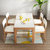 A家家具 现代简约小户型餐桌餐椅组合小户型玻璃台面餐桌餐椅组合(餐桌 默认)第5张高清大图