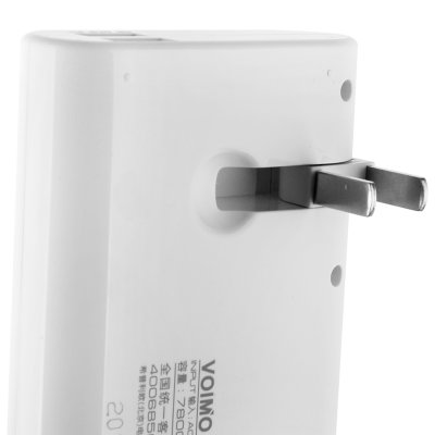 VOIMO XPB-VA301移动电源充电宝（白色）（7800mAh）