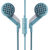 Edifier/漫步者 H186P 耳机耳塞式 手机电脑通用耳机线控麦克入耳(天蓝银)第2张高清大图