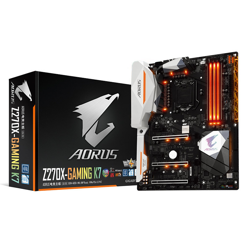 技嘉gigabyteaorusz270xgamingk7主板intelz270lga1151