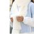韩版长款纯色保暖粗线针织毛线围巾(一路有你-白色)第2张高清大图