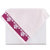 三利 纯棉缎档图腾纹样 方巾毛巾浴巾3件套 礼盒装(桃粉色)第3张高清大图