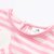宝宝小兔长袖T恤春新款女童童装儿童上衣条纹裙衫tx8199(90 粉色)第3张高清大图