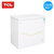 TCL 208升tcl小冰柜冷柜家用商用卧式大容量冷冻冷藏 白色 BD/BC-208HQD(白色 213升)第2张高清大图